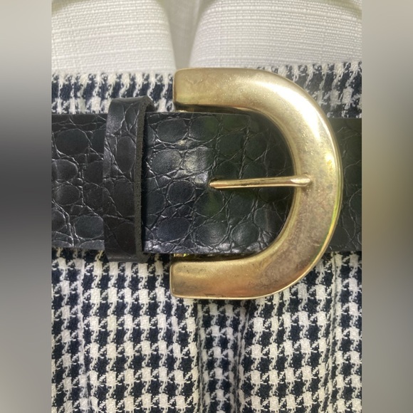 Vintage 1980's Mitchell Mitchell Pencil Skirt W/Belt, Size 10 - Picture 8 of 10